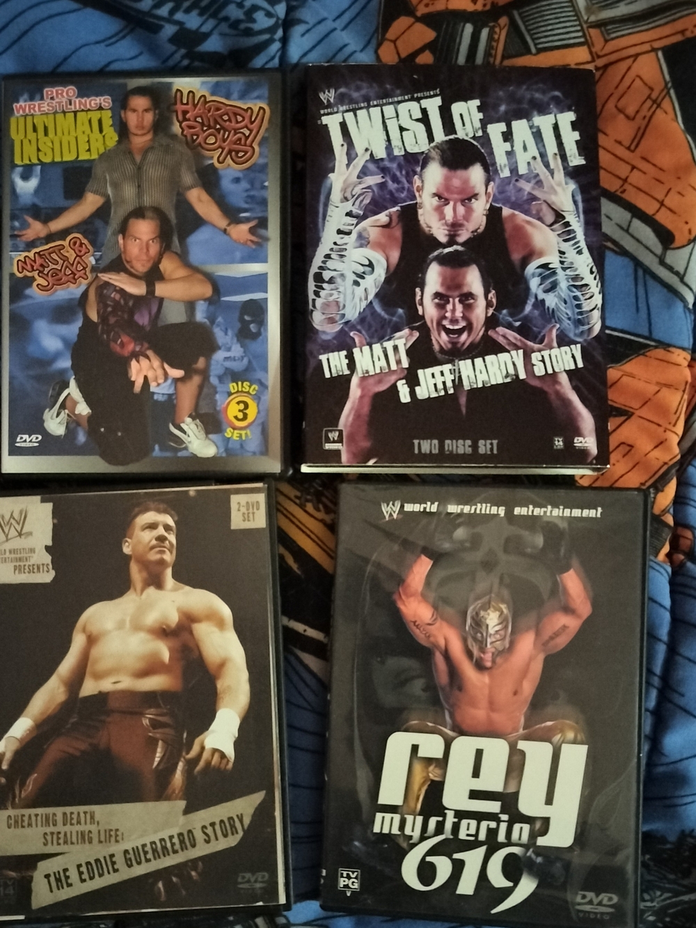 Hardy Boys Eddie Guerrero And Rey Mysterio DVDs